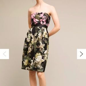 NWOT Monique Lhullier strapless dress